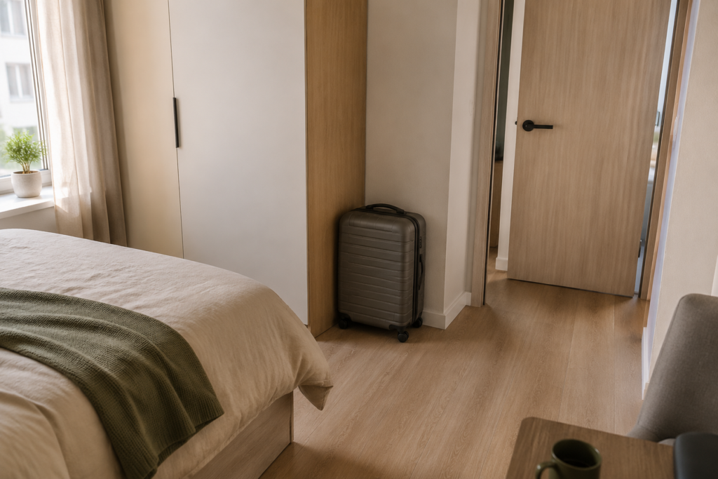 How to Store Suitcases in a Small Apartment With No Storage Closet