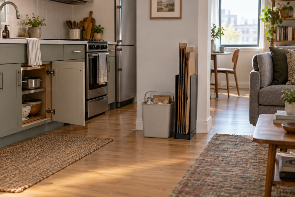 How to Organize Recycling in a Small Apartment With No Sorting Space