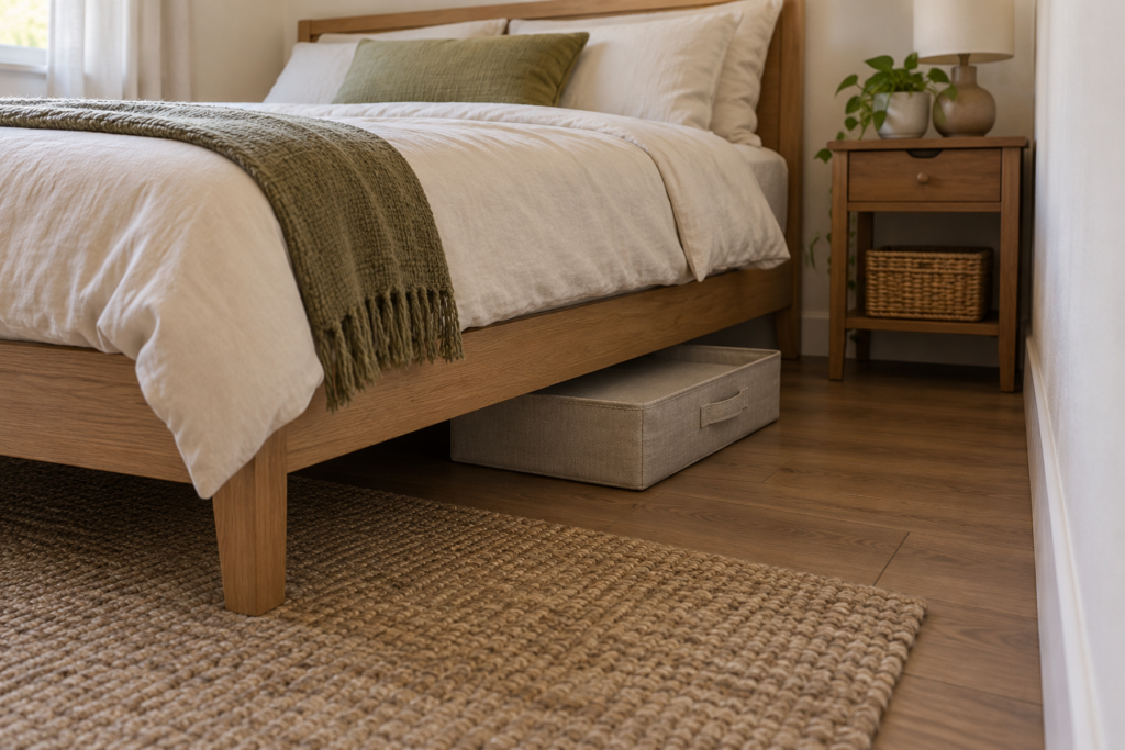 How to Make Under-Bed Storage Work When Your Bed Is Too Low