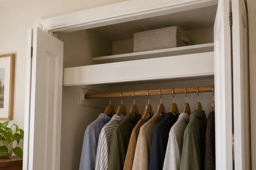 How to Use a High Closet Shelf That Is Hard to Reach