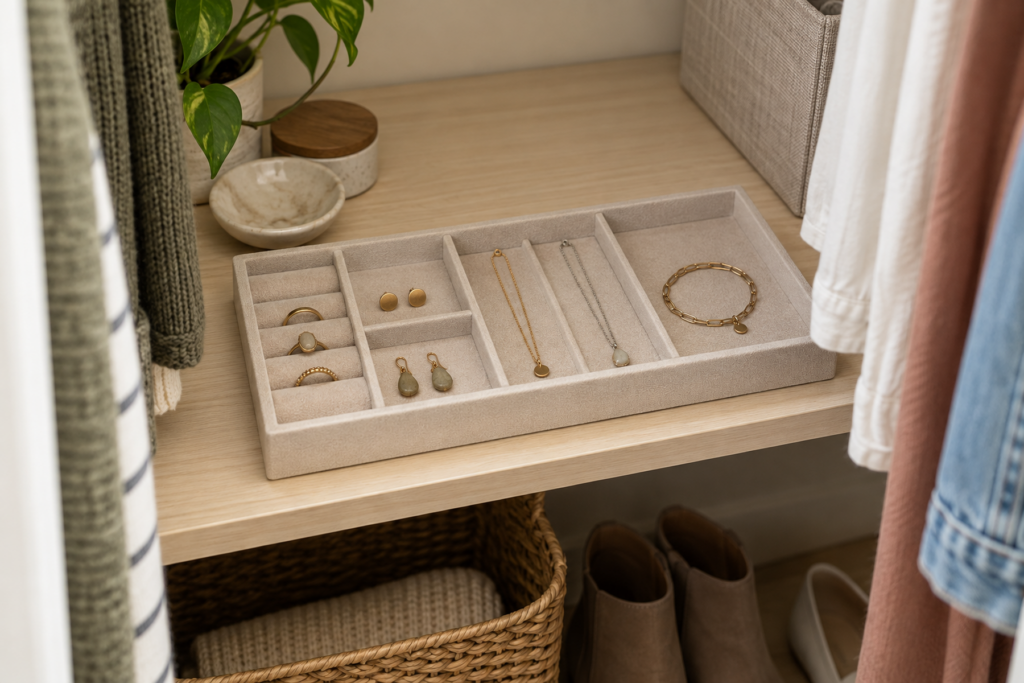 How to Store Jewelry in a Small Closet With No Dresser or Vanity